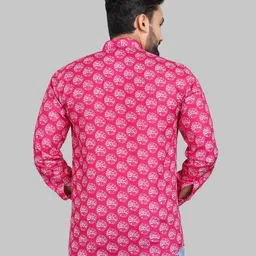 varidashi Men Printed Cotton Blend A-line Kurta image 3