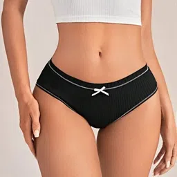 deermi fashion Pack of 3 Women Bikini Multicolor Panty image 3