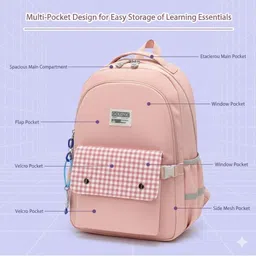 walson Medium 30 L Laptop Backpack Trendy Kawaii Backpack For College or School Backpack | Standard Backpack image 4