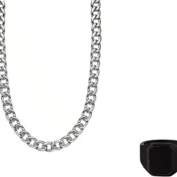 vipunj Alloy Sterling Silver, Titanium Black, Silver Jewel Set-picture-19