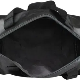 mountsky 25 L Gym Duffel Bag - Stylish Leather Duffel Bag | Multipurpose Travel, Gym & Office Luggage Bag - Black image 2