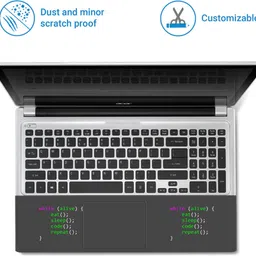 Anweshas Premium Vinyl HD Printed Easy to Install Full Panel Laptop Skin/Sticker/Decal for all Size Laptops upto 15.6 inch No Residue, Bubble Free - Code Repeat Self Adhesive Vinyl Laptop Skin Compatible for 15.6 inch image 4