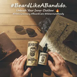 bandido Beard Growth Oil – Fast Beard Growth & Thickening Formula for Men Hair Oil image 4