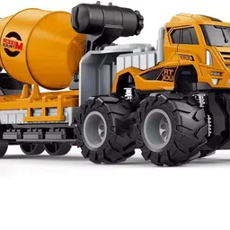 bvm Die Cast Model Concrate Mixture Construction Miniature Toy Pull Back Vehicle-picture-40