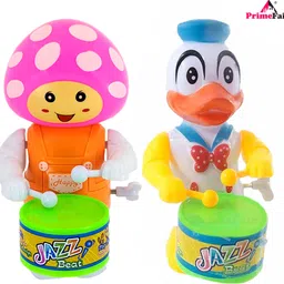 primefair Cute Drummer Pet Toys with Dancing Action for Kids Toys Orange Duck-picture-11
