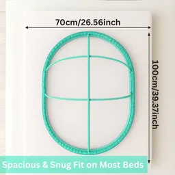 tyf Portable Baby Mosquito Net Foldable Insect Net Folding Baby Bed Canopy Polyester Washable Kids Mosquito Net image 3