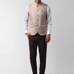 peter england Printed Men Waistcoat image 4