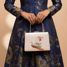 artklim Casual, Formal, Party Beige Clutch image 2