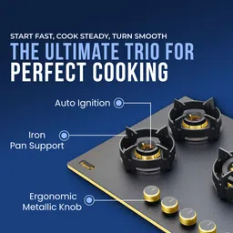 livpure HELIOS-905-FB-CI-FFD Stainless Steel Automatic Hob image 5