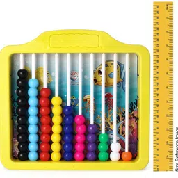 planet of toys Educational 2 in 1 Learn to Count Slate & Abacus Educational with Fun for Kids image 3