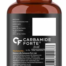 carbamide forte Nitric Oxide Pre Workout Supplement with L-Arginine HCL, Beet Root & Caffeine image 2