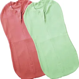 mammachamp POD/Swaddle/Sleeping Bag/Sack for NewbornBaby 0-3 months PK-2 Light Green+Brown Sleeping Bag-picture-15