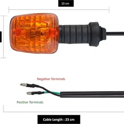 vtrust Front, Rear Halogen Indicator Light for TVS Super XL image 4