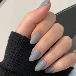 jiwoo Fast dry Lightwet best Gel Nail Lacquer grey image 2