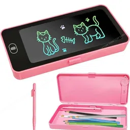 rvs trader LCD Digital Writing Slate Art Metal Pencil Box-picture-20
