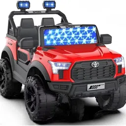 pp infinite TOYOTA 12V Electric Ride On Jeep For Kids With Remote Control Music Light 1-6Yrs Jeep Battery Operated Ride On-picture-15