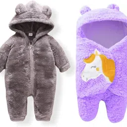 aakriti Solid Single Crib Baby Blanket for AC Room image 1