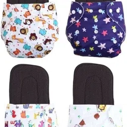 jamex Printed Reusable Diaper Reuse Nappy Cloth Diaper Baby Pants & Insert ( 0-3Y)-picture-16