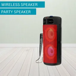 YAROH Paris (WIRELESS BLUETOOTH PARTY SPEAKER) HD Quality Sound With Wired MicH358 40 W Bluetooth Party Speaker-picture-23