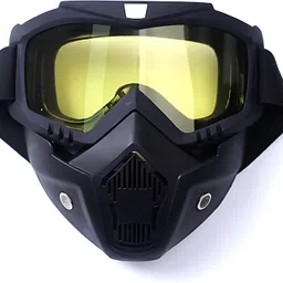 kavyara Riding Armor Face Protective Cover Windproof Night Vision Glasses & Dust Filter Decorative Mask-picture-23