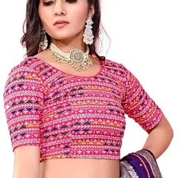 priyanka traders Round Neck Women Blouse image 3