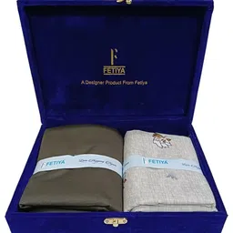 fetiya Shirt & Trouser Fabric in velveta Box Packing (Shirt-2.35 m, Pant-1.25 m) image 3