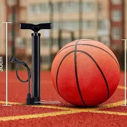 Shopeleven All-in-One Air Pump for Bicycle, Football, Volleyball, Basketball, Balloons & Floats – Dual Valve & Needle (Black) image 4