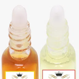 Menjewell Pack Of 2 Champa Yellow & Rose fresh Attar image 2