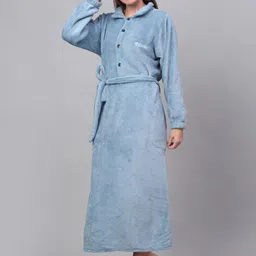 KLOTTHE Woolen Bath Robe With Belt image 3