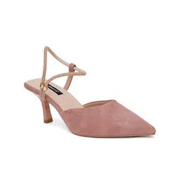 Sherrif Shoes Embellished Pointed Toe Slim Heel Mules image 3