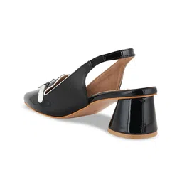 Bella Rosa Textured Block Peep Toes with Bows image 2