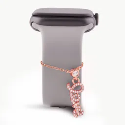 MINUTIAE Rose Gold-Plated Crystal Studded Designed Watch Charms image 5