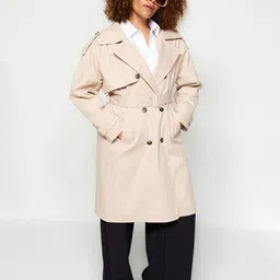 Trendyol Single-Breasted Trench Coat-picture-33