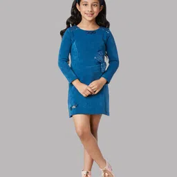 Peppermint Girls Bow Detail Sheath Dress image 1