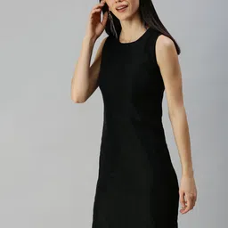 SHOWOFF Black Sheath Dress image 3