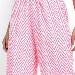 Vishudh Women Off White Floral Printed Empire Kurta with Palazzos & Dupatta image 2