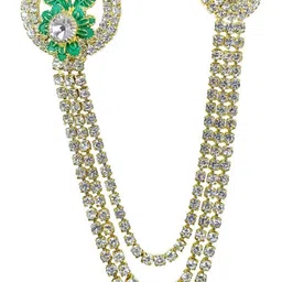 Radhe Creation Artificial Stones Embellished Brooch-picture-15