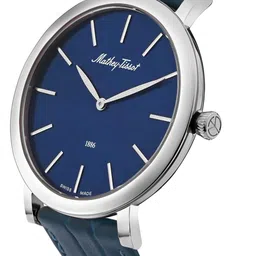 Mathey-Tissot Swiss Made Men Dial Leather Textured Straps Analogue Watch H7916ALBU image 4