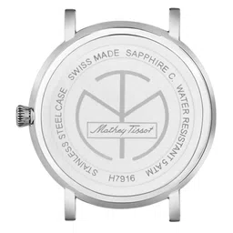 Mathey-Tissot Swiss Made Men Dial Leather Textured Straps Analogue Watch H7916ALBU image 2