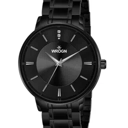 WROGN Men Dial & Stainless Steel Bracelet Style Straps Analogue Watch HOBWRG0473 image 2