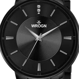 WROGN Men Dial & Stainless Steel Bracelet Style Straps Analogue Watch HOBWRG0473 image 5