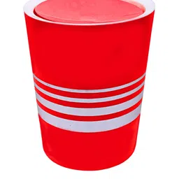 Kuber Industries Set Of 2 Printed 7L Dustbin With Swing Lid With Handle image 5