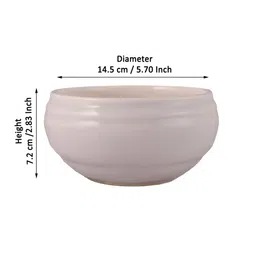 LASAKI White Ceramic Planter With Holder image 5