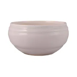 LASAKI White Ceramic Planter With Holder image 2