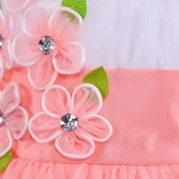 Wish Karo Peach-Coloured Georgette Dress image 3