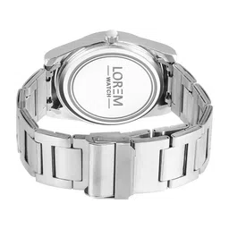 LOREM Men Dial & Stainless Steel Bracelet Style Straps Analogue Watch LR149-C image 4