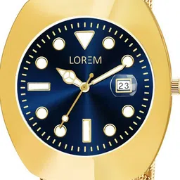 LOREM Men Dial & Stainless Steel Bracelet Style Straps Analogue Watch LR139-B image 4