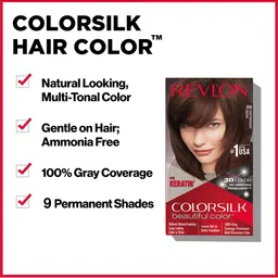 Revlon Colorsilk Set of Hair Color-Dark Mahogany Brown 3RB & Free Outrageous Shampoo image 4