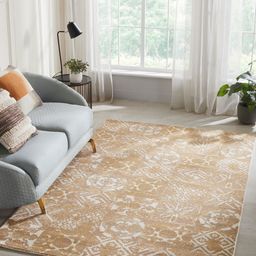 MYTRIDENT Beige Ethnic Motifs Printed Carpet-picture-26