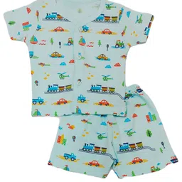 BAESD Infants Printed Pure Cotton Shirt with Shorts-picture-36